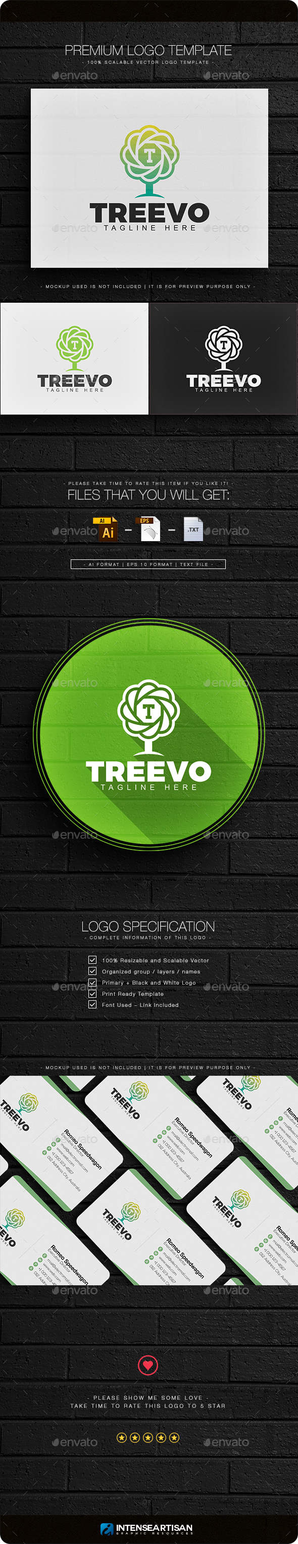 Tree - Nature Logo - Nature Logo Templates