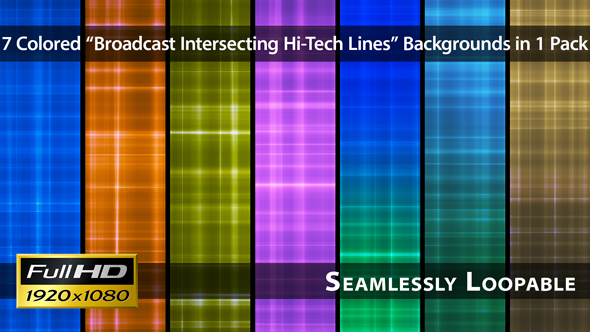 Broadcast Intersecting Hi-Tech Lines - Pack 03 alt
