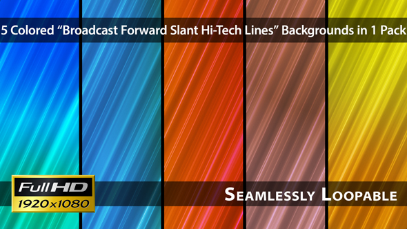 Broadcast Forward Slant Hi-Tech Lines - Pack 03 alt