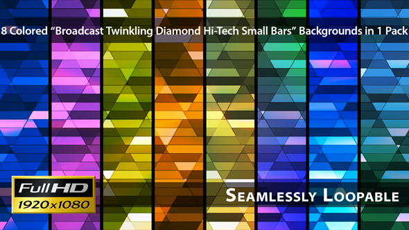 Broadcast Twinkling Diamond Hi-Tech Small Bars - Pack 01 alt