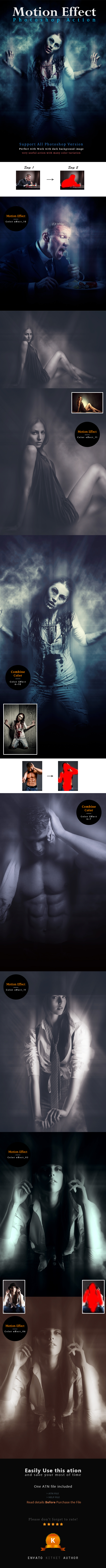 Motion Effect Action - Photo Effects Actions