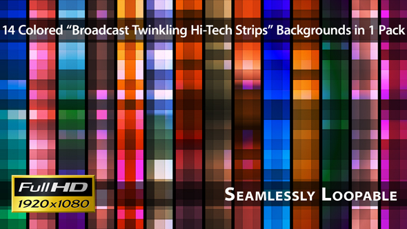 Broadcast Twinkling Hi-Tech Strips - Pack 03 alt
