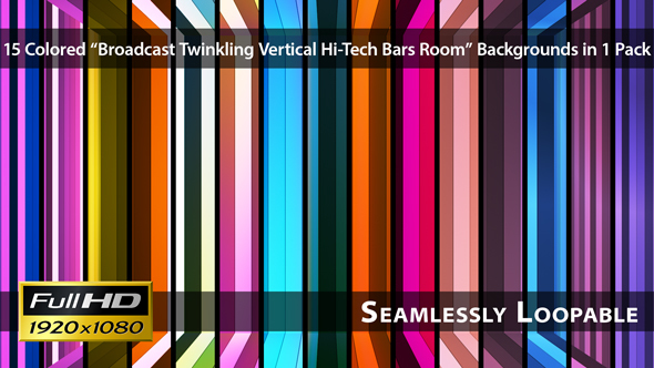 Broadcast Twinkling Vertical Hi-Tech Bars Room - Pack 01 alt