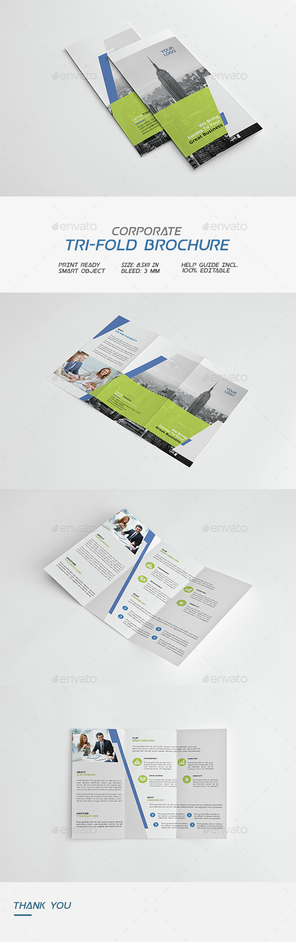 Corporate Tri-Fold Brochure - Corporate Brochures