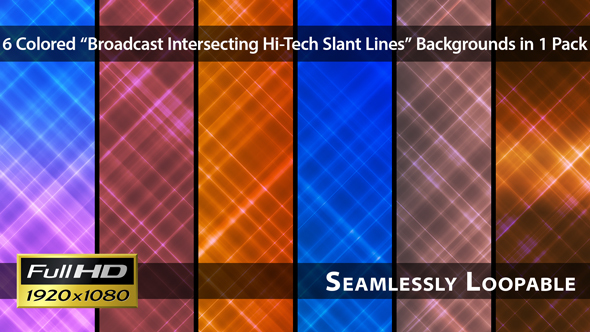 Broadcast Intersecting Hi-Tech Slant Lines – Pack 03
