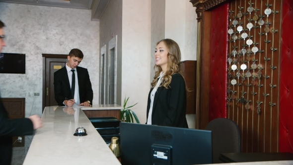 Check Into a Hotel, Stock Footage | VideoHive