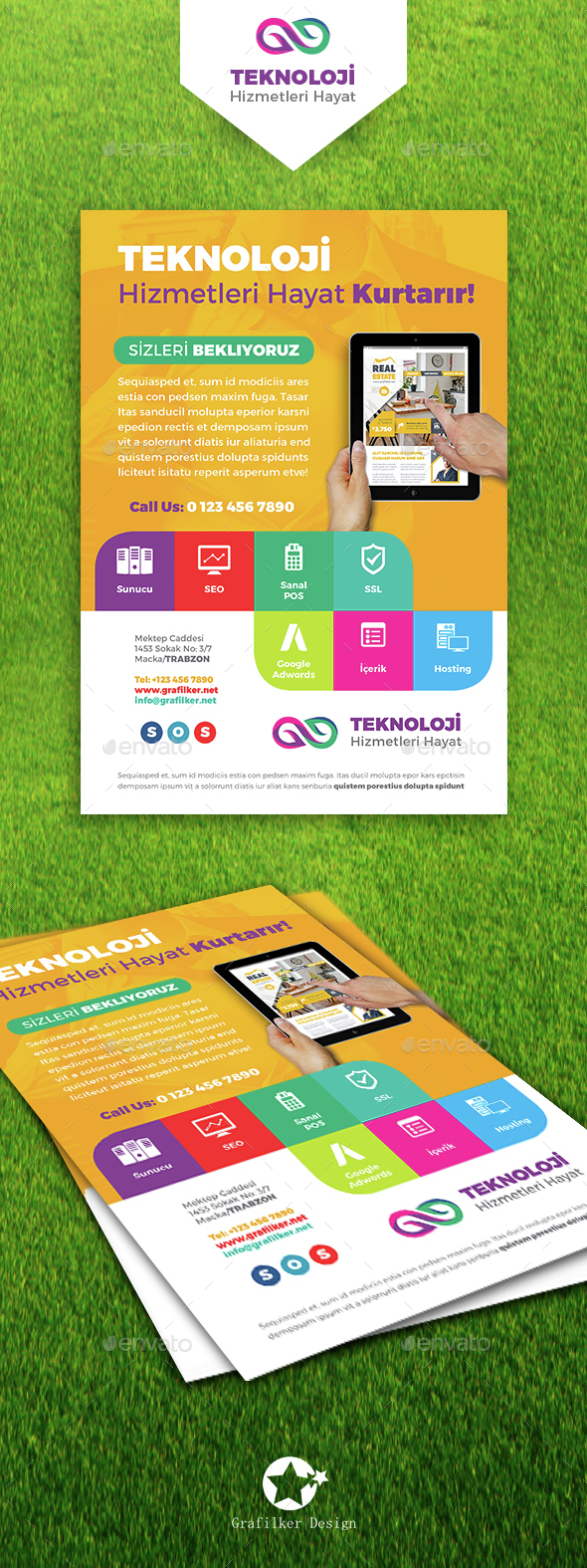 Technology Studio Flyer Templates - Corporate Flyers