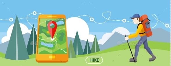 Hike Concept - Travel Conceptual