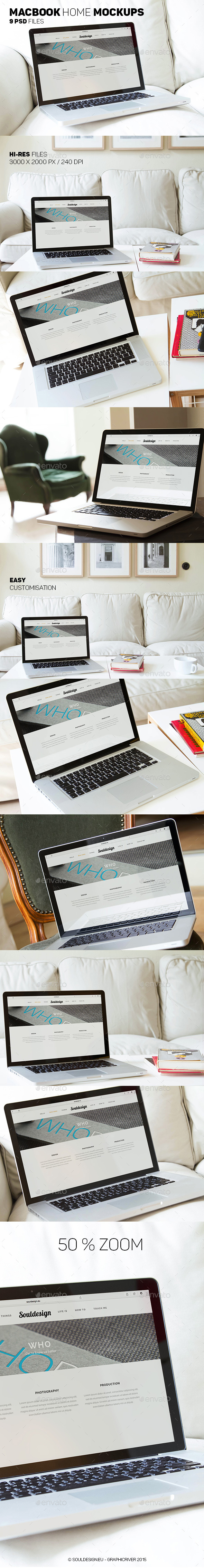 Premium MacBook Mockups - Laptop Displays