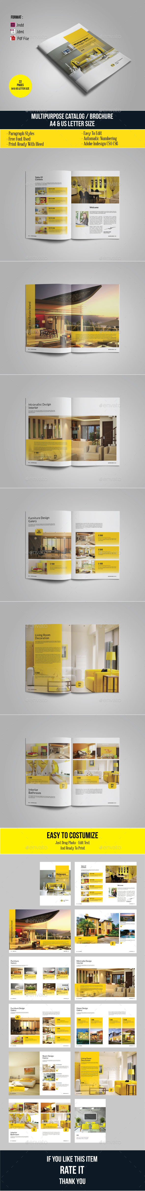 Multipurpose Catalogs / Brochure / Portfolio - Catalogs Brochures