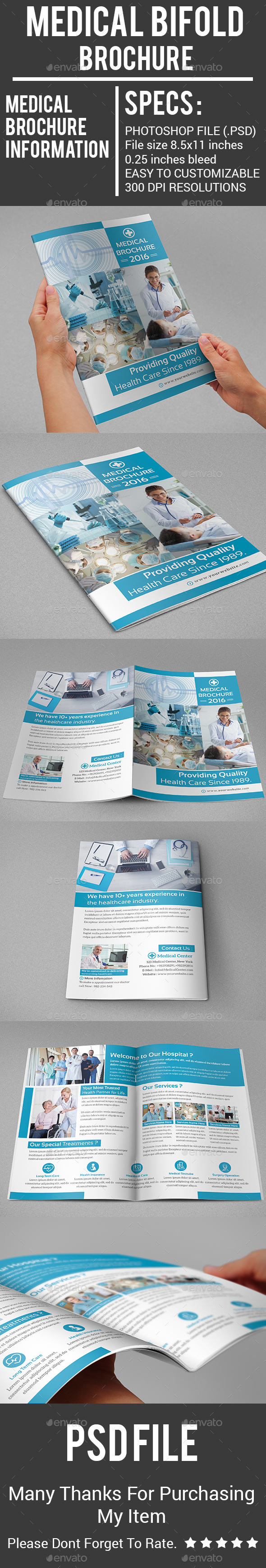 Medical Bifold Brochure - Corporate Brochures