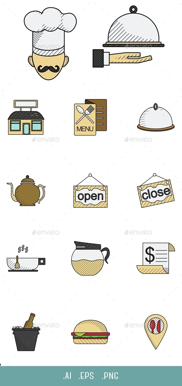 Restaurant Icon - Objects Icons