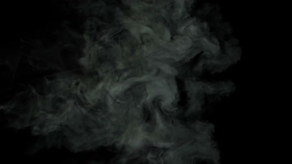 Fire and flame explosion with Smoke or fume, slow motion, Alpha matte. 3d render
