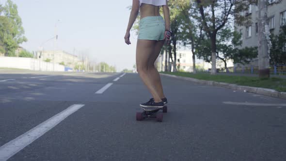 Female Longboard Ride