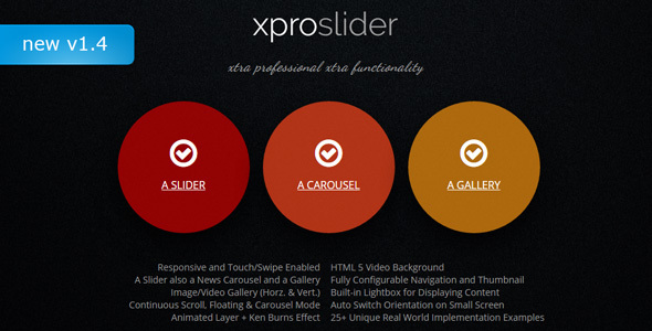 XProSlider - Responsive jQuery Slider, Carousel and Gallery by j4ckherm888