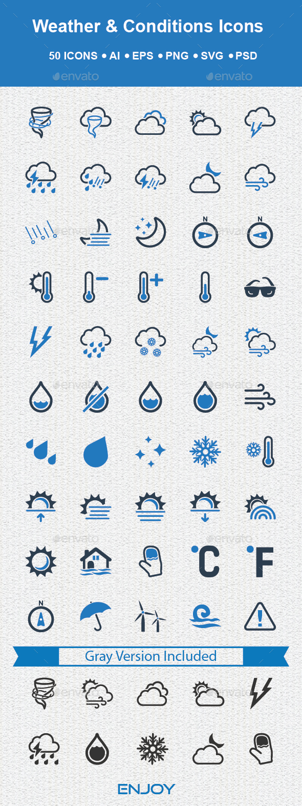 Weather & Conditions icons - Web Icons