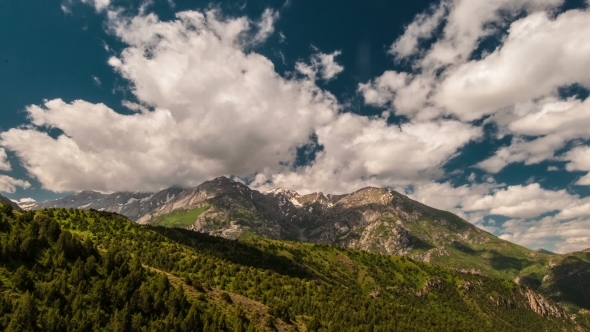  . Beautiful Clouds High In Mountains Sairam-Su, Tyan-Shan, Kazahkstan alt