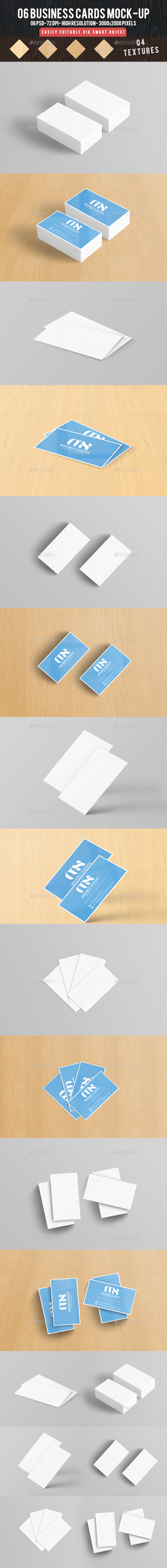 06 Business Card Mock-ups - Business Cards Print
