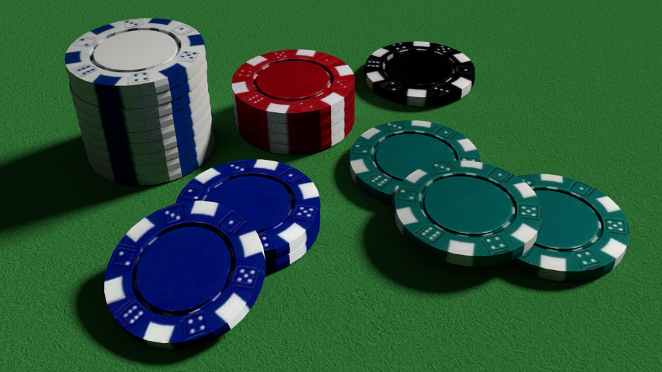 Poker Chips Aufteilung
