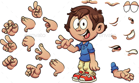 Cartoon Kid - People Characters