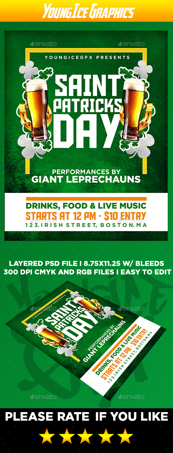 St Patricks Day Flyer Template - Events Flyers
