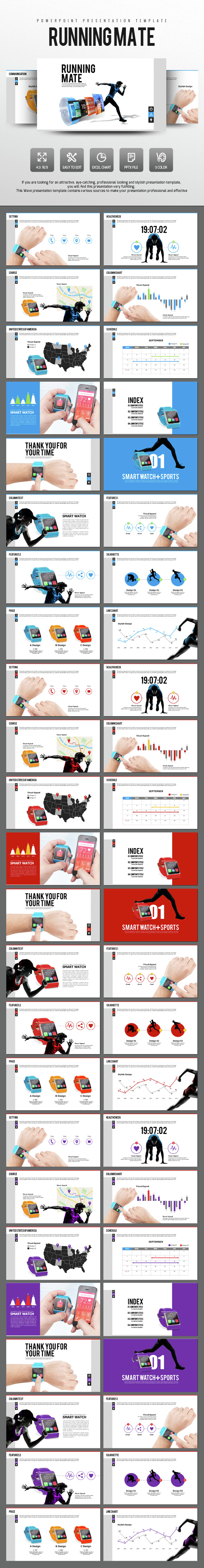 Running Mate - PowerPoint Templates Presentation Templates