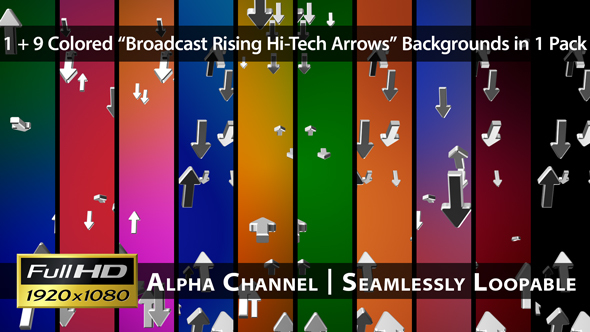 Broadcast Rising Hi-Tech Arrows - Pack 01
