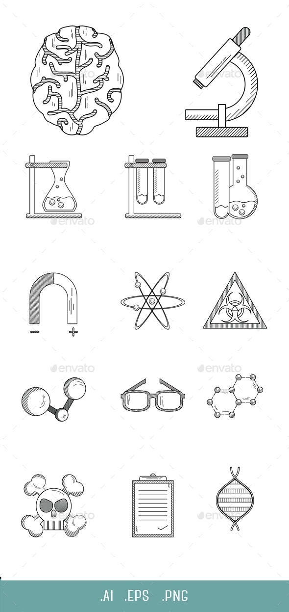 Experiment Science Line Icon - Miscellaneous Icons