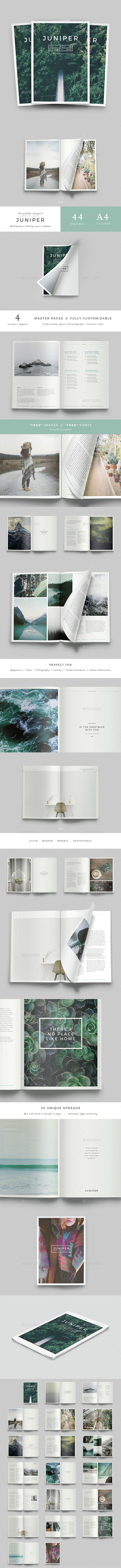 Juniper Magazine / Portfolio - Magazines Print Templates