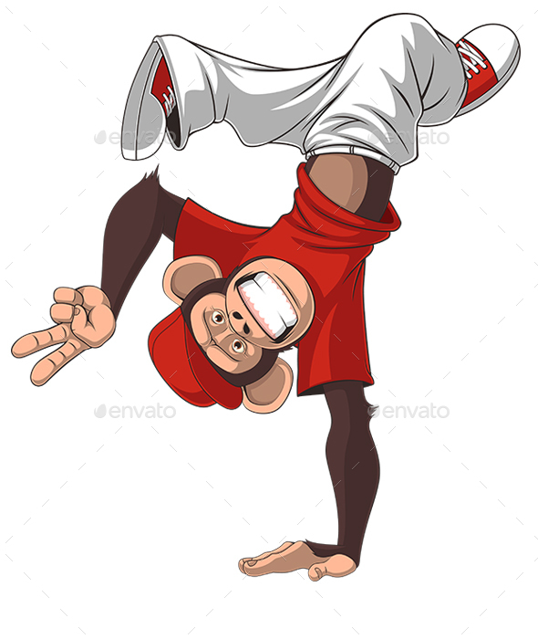 Funny Monkey Dance - Animals Characters