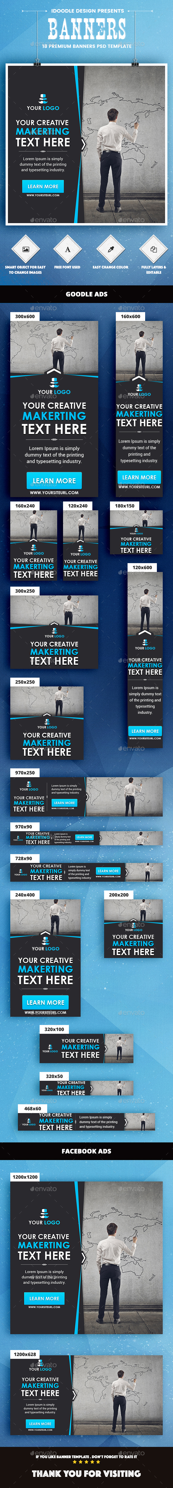 Multipurpose Banners Ads - Banners & Ads Web Elements