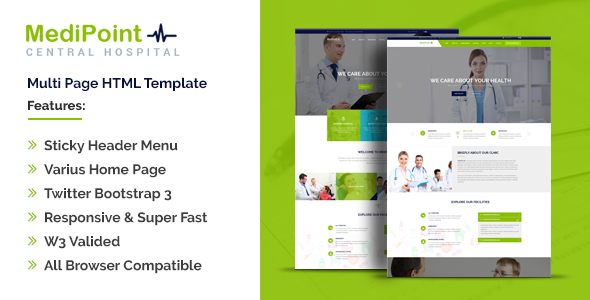 MediPoint | Responsive HTML5 Medical Template