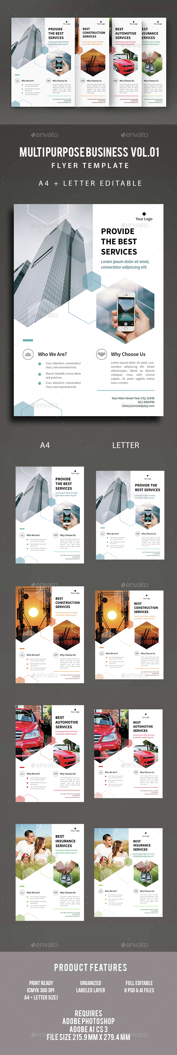 Multi Purpose Business Flyer - Corporate Flyers