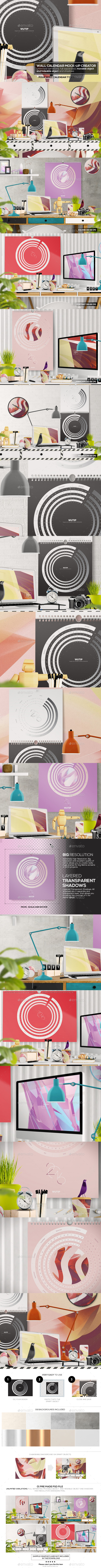 Wall Calendar Mockup Creator - Miscellaneous Print