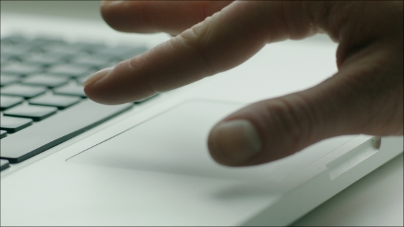 Using The Touchpad And Keyboard Of Laptop