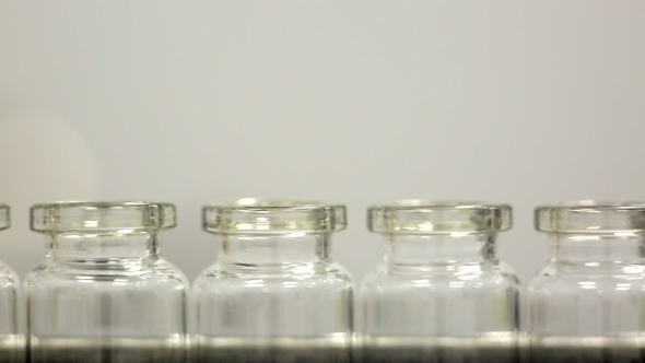 Glass Vials In Pharmacology Manufacturing