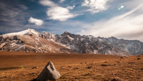 Mountain Tian Shan, Sairam-Su, Kazahkstan alt