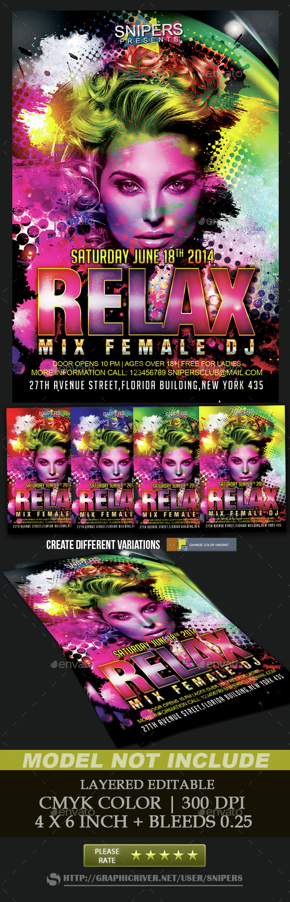 Guest Dj - Events Flyers