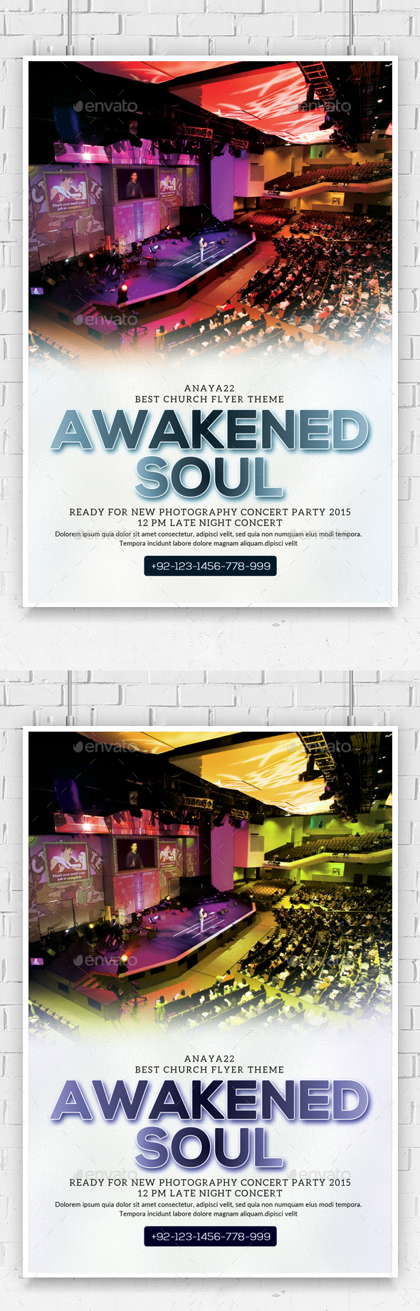 Awakened Soul Church Flyer - Church Flyers