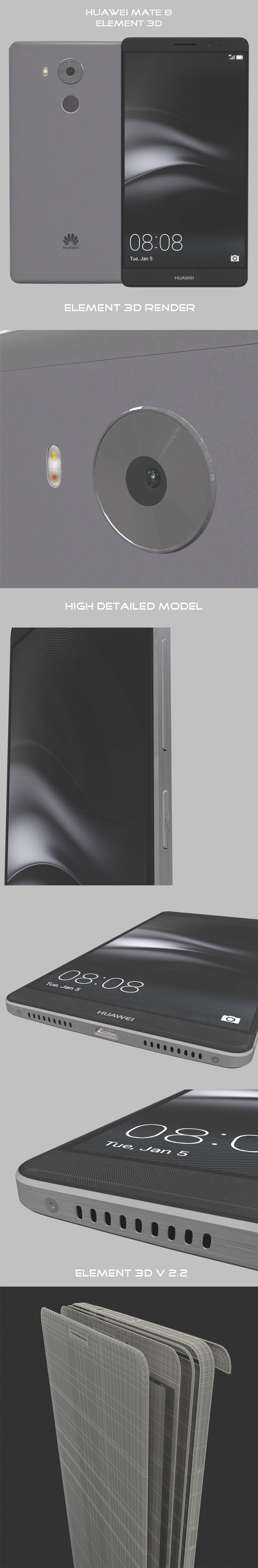 Element 3D Huawei - 3Docean 15003220