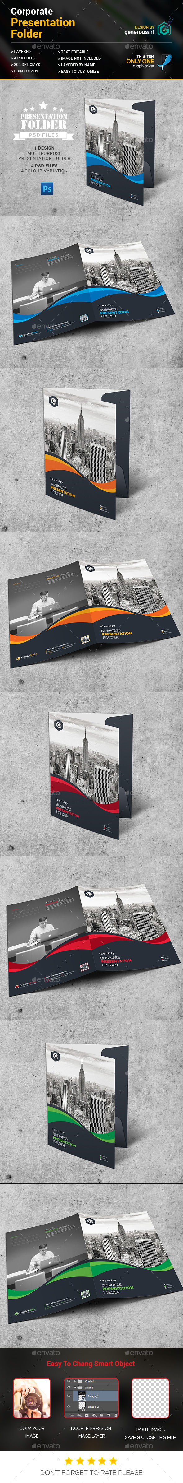 Presentation Folder - Stationery Print Templates