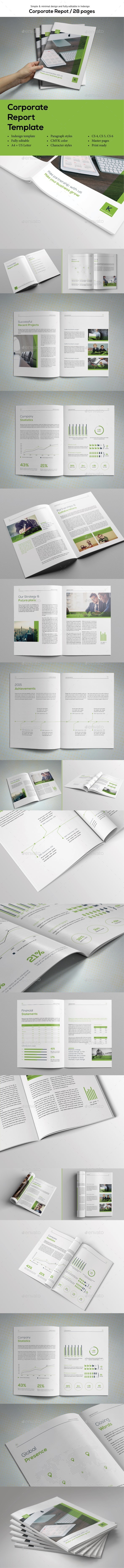 Simple Corporate Report - Informational Brochures