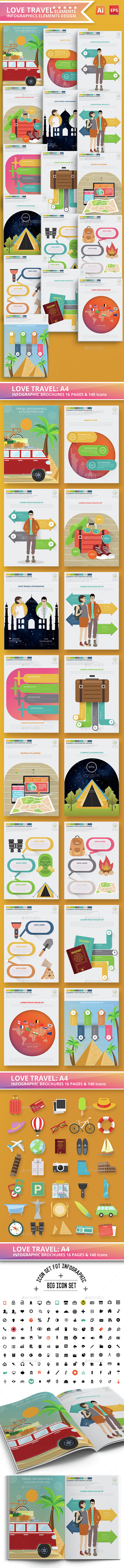 Love Travel Infographics Design - Infographics