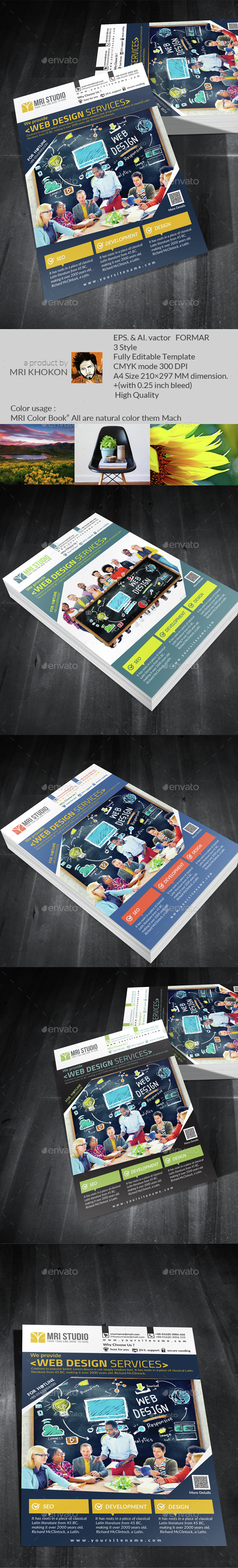 Web Development Flyer - Flyers Print Templates