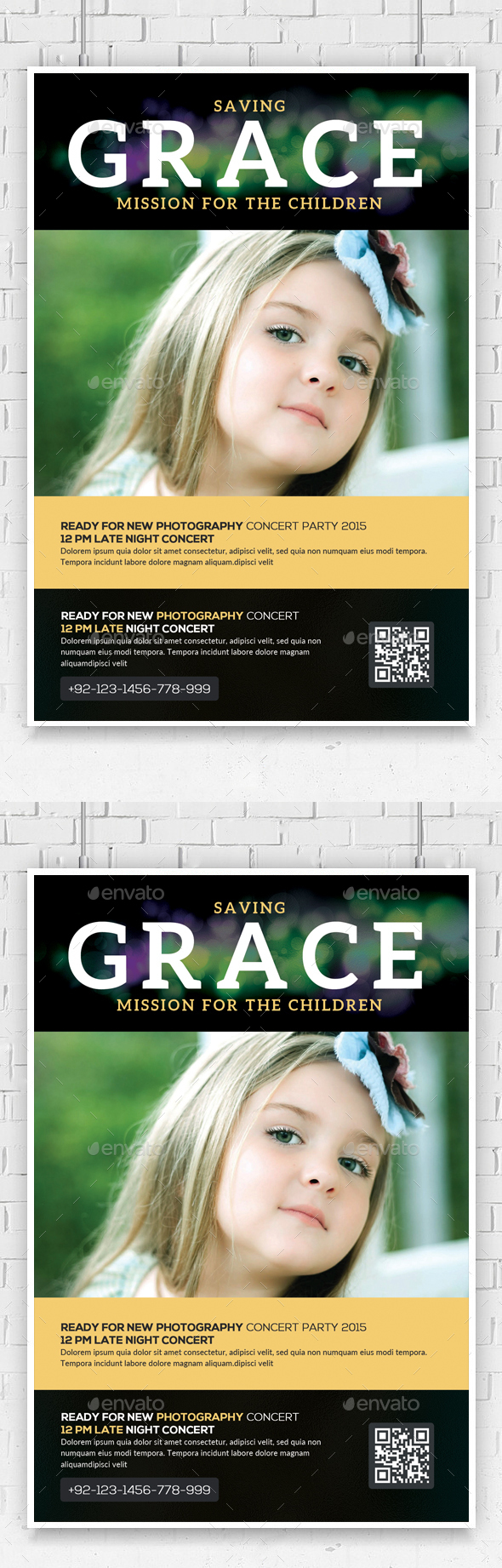 Saving Grace Church Charity Flyer - Church Flyers