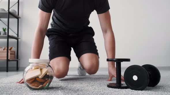 Choose Game Hesitating Man Sport Fail Candy Lover alt