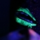 Lip Color UV Fluorescent Powder In The Light - VideoHive Item for Sale