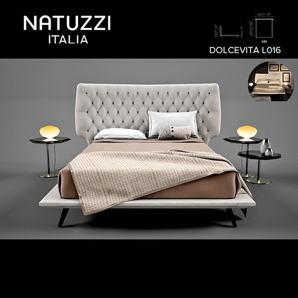 Natuzzi Dolcevita L01 - 3Docean 15017148