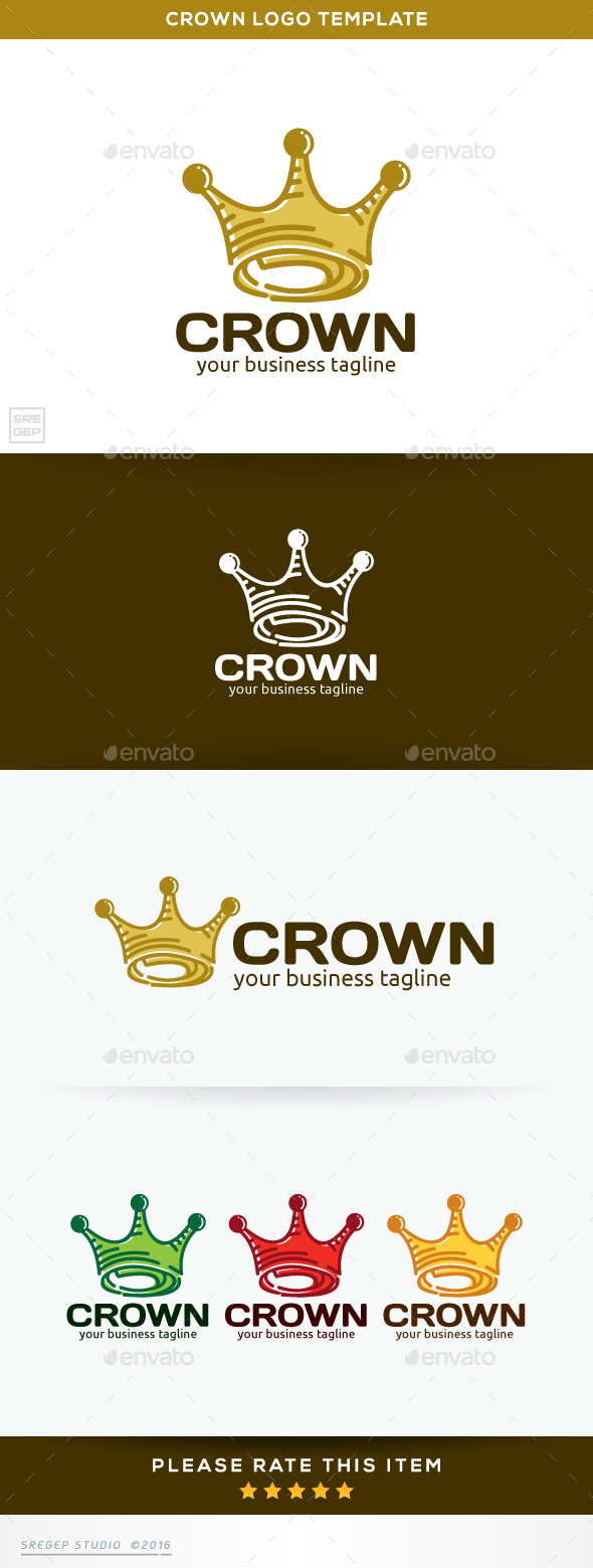 Crown - Abstract Logo Templates