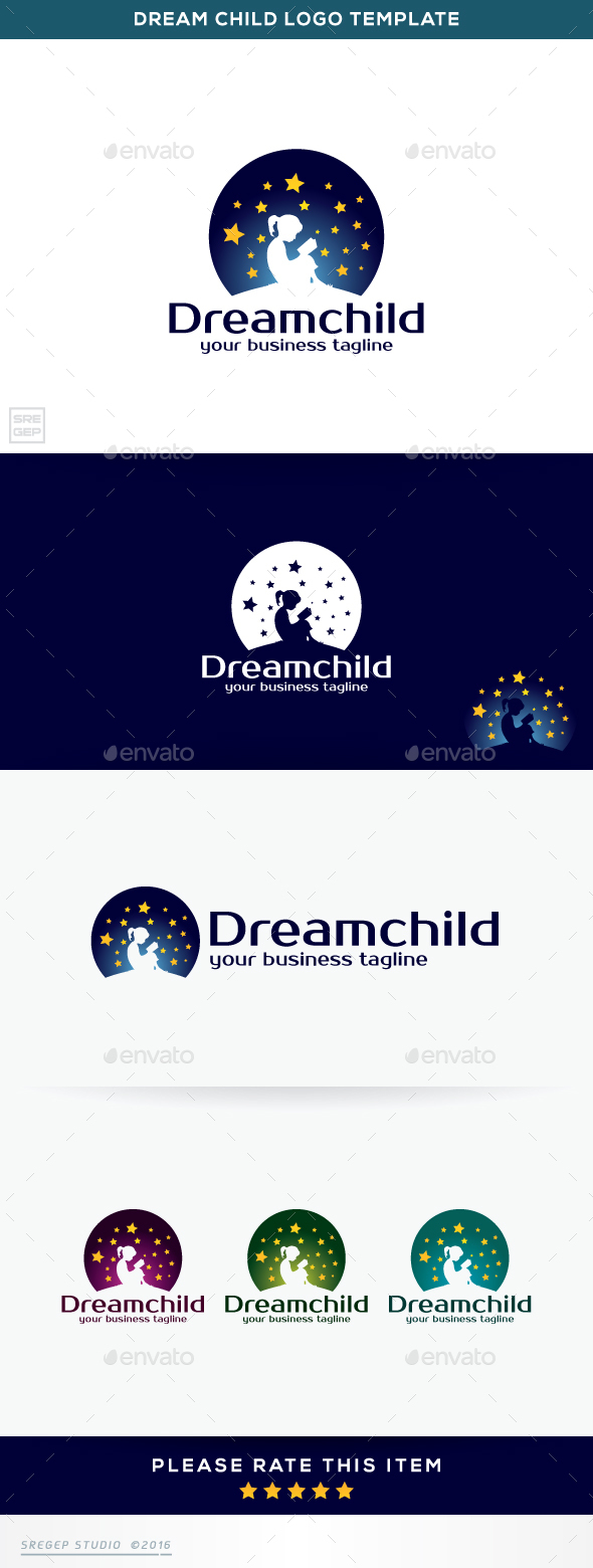 Dream Child - Humans Logo Templates
